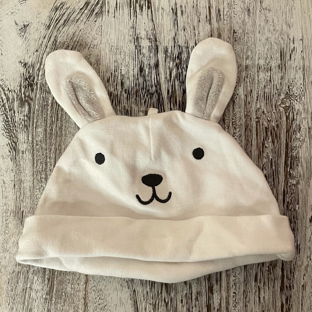 Easter Bunny Floppy Ears Infant Baby Hat 0-9 month
